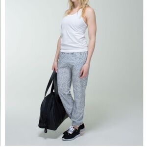 Lululemon Rare Bring Back The Track Pant Petite Fleur Silver Spoon/Ambient Grey